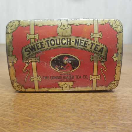Swee-Touch-Nee-Tea Metal Tin - Junk Peddler