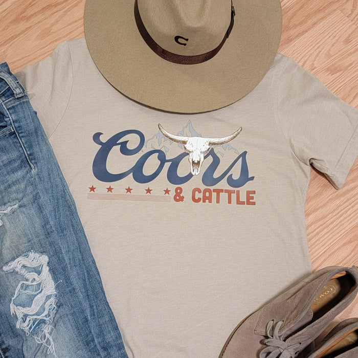Coors & Cattle T Shirt - Junk Peddler