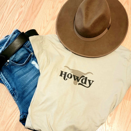 Howdy Longhorn T - Junk Peddler