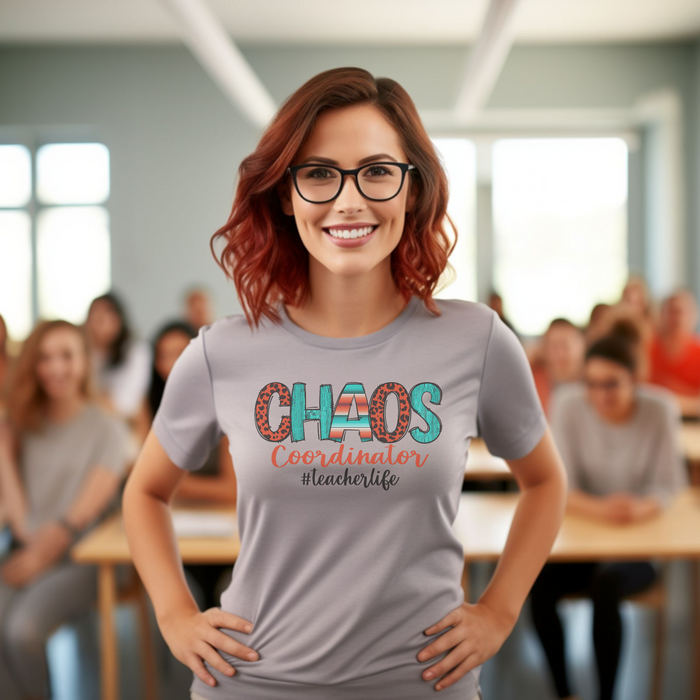 Chaos Coordinator #TeacherLife T Shirt - Junk Peddler