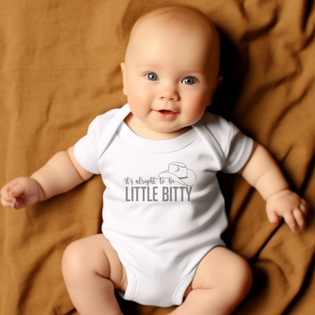 It's Alright to be Little Bitty Infant Body Suit - Junk Peddler
