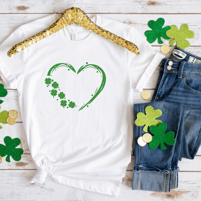 Heart & Clover St. Patrick's T Shirt - Junk Peddler