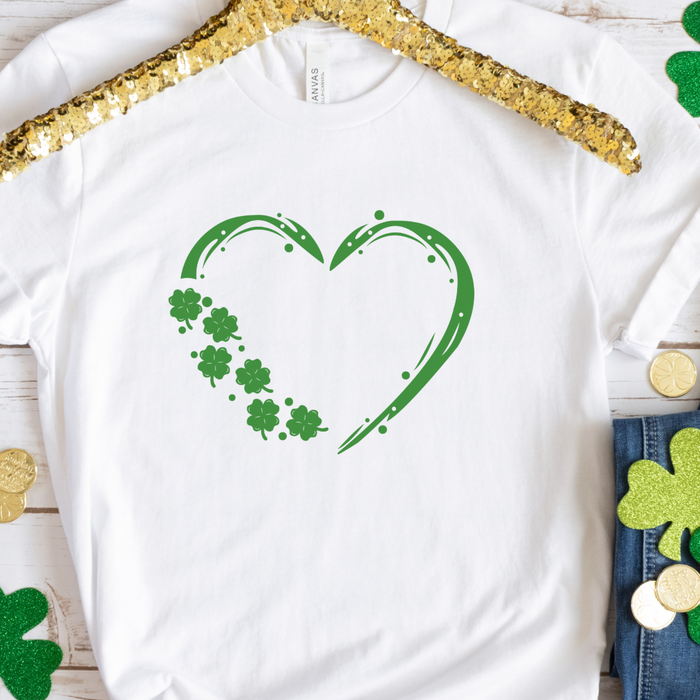 Heart & Clover St. Patrick's T Shirt - Junk Peddler