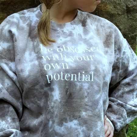 Be Obsessed With Your Own Potential Custom Sweatshirt - Junk Peddler