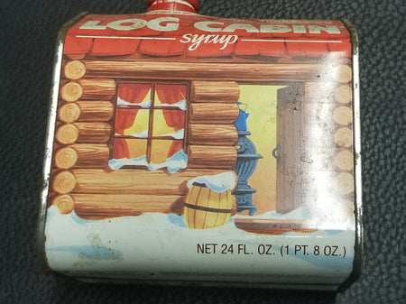 Log Cabin Maple Syrup Tin - Junk Peddler