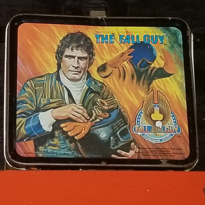 Vintage Fall Guy Tin Lunchbox - Metal - Junk Peddler
