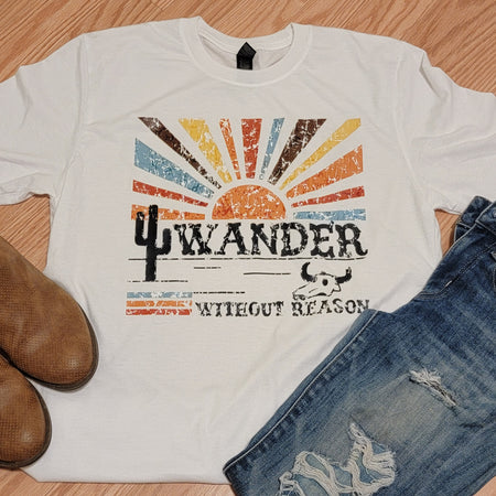 Wander Without Reason T Shirt - Junk Peddler