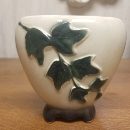 Royal Copley Ivy Footed Vase - Junk Peddler